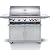 Blaze Freestanding Grill LTE 32-Inch or 40-Inch Burner Propane Gas Grill w/Rear Infrared Burner & Grill Lights