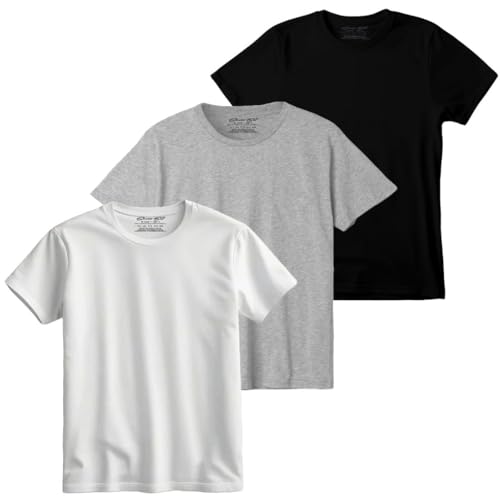 T-shirts basiques unisexes Street Six mode été t-shirt col rond minimaliste