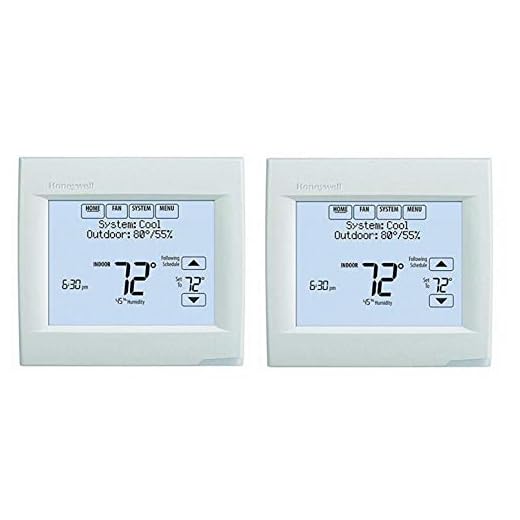 Honeywell TH8321WF1001 Wifi Vision Pro 8000 with Stages upto 3 Heat / 2 Cool (2 Pack)