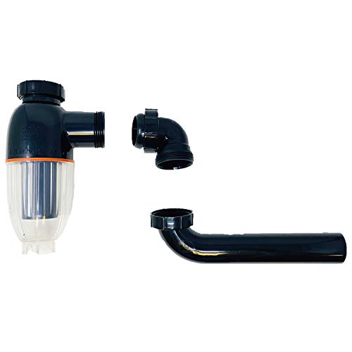 PF WaterWorks PT5001 SinkGENIE No Mess Money Saving P-Trap, Black and Transparent by PermaFLOW - Used condition - Image 7