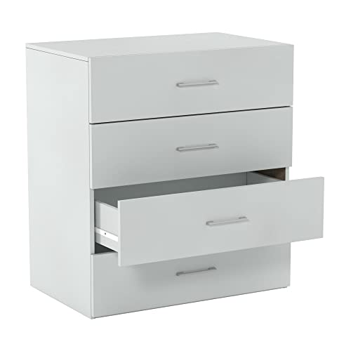 Zboli Lundy 4-Drawer Dresser, White, By Hillsdale Living Essentials (Color : White) #TOP2