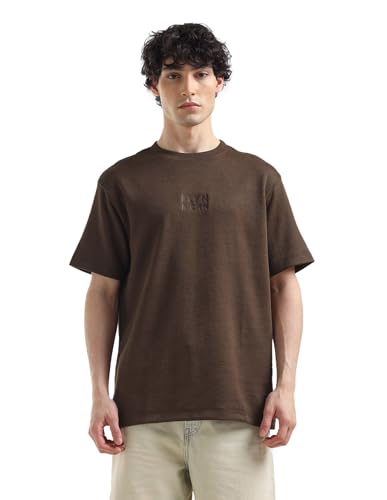 Image of Flying Machine Men's Relaxed Fit T-Shirt | Solid | Tshirt for Man