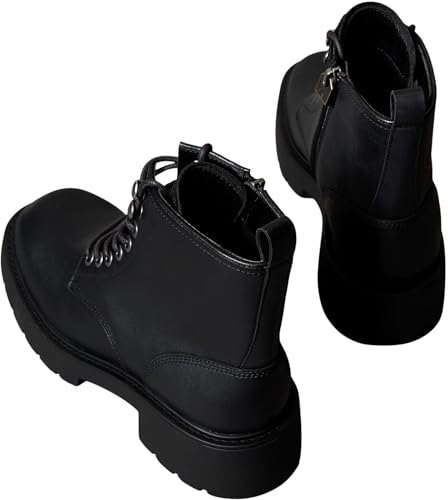 Bottines et boots Calvin Klein CHUNKY LACE UP ZIP BOOT pour - vue 3