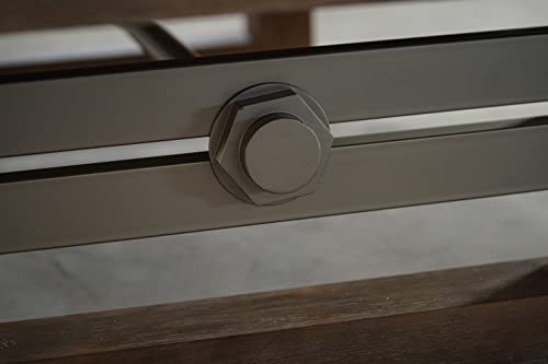 Nixon Billiards - Bryant Slate Billiard Pool Table (Weathered Natural (Metal Leg), 8 Ft) #TOP2