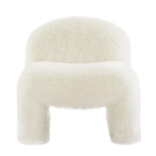 Sillón Plegable Peluche Blanco miniatura 6