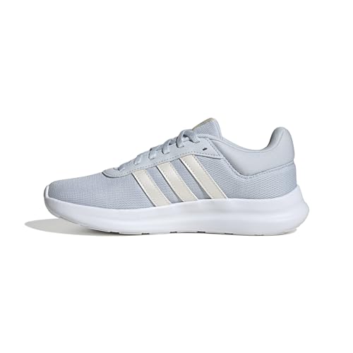 adidas Damen LITE Racer 4.0 Shoes, Halo Blue/Zero Metalic/Warm Vanilla, 39 1/3 EU