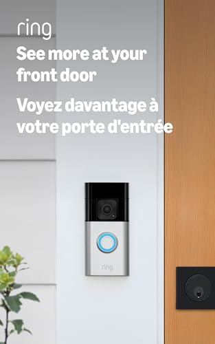 Ring Battery Doorbell Plus, Head-to-Toe HD+ Video, motion detection & alerts, and Two-Way Talk