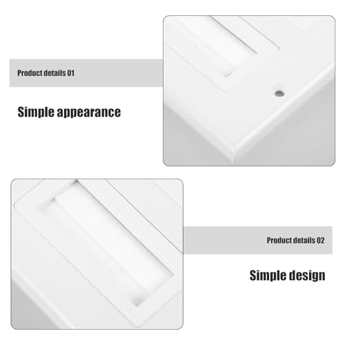 Placa de pared cepillo doble puerto con cerdas protectoras antianudado 4
