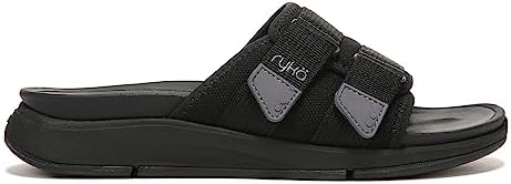 Ryka Women's Tribute Recovery Slide Sandal Black 12 W | Image 1