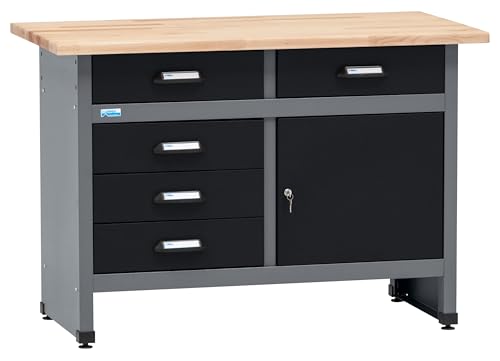 Küpper Werkbank 12049, 5 Schubladen, 1 Tür, 300 kg Traglast...