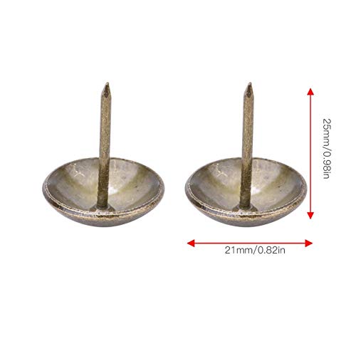 50Pcs Thickened Upholstery Tacks Furniture Nails Pins - Image 4