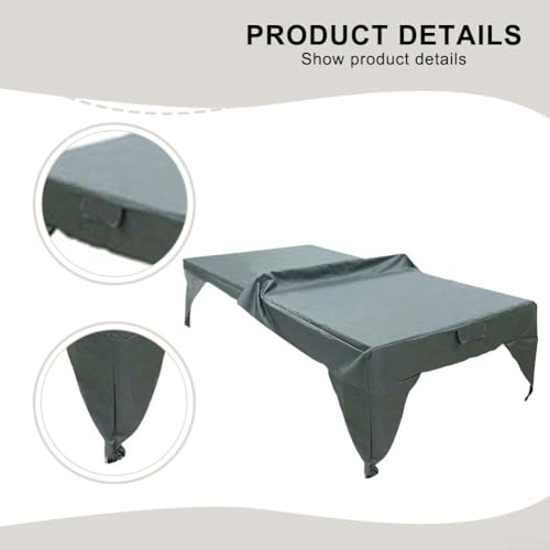 Protector de mesa de ping pong resistente al viento y los rayos UV para terrazas 5