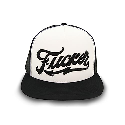 Gorra Trucker 5-Panel Blanco/Negro Ajustable miniatura 1
