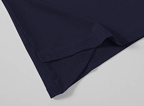 Basudam Women's Sleeveless Golf Polo Shirts V-Neck Collarless Tennis Athletic Shirts Quick Dry Navy Xxl #TOP5