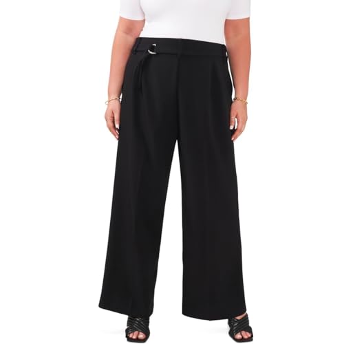 Vince Camuto Plus Size Belted Wide-Leg Pants