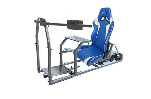 GTR Simulator - GTM Motion Cockpit w/ Real Racing Seat for Racing Simulator Flight Simulator & Drivi