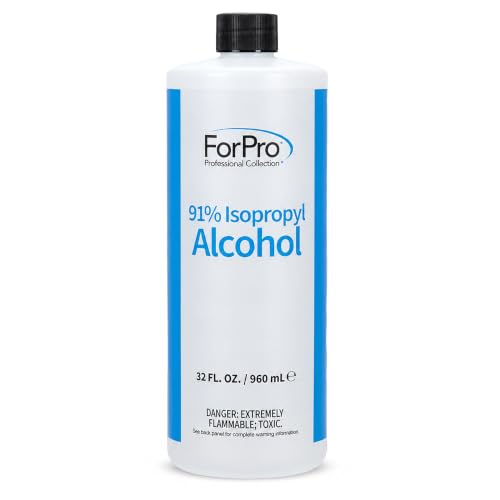 ForPro 91% Isopropyl Alcohol (IPA) 32 Fl Oz (960 ml) Pure & Unadulterated Concentrated Alcohol