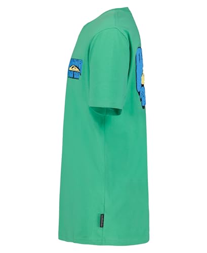 Image of Quiksilver Boys' Short Sleeve Logo Graphic T-Shirt, Soft & Comfortable, Regular Fit