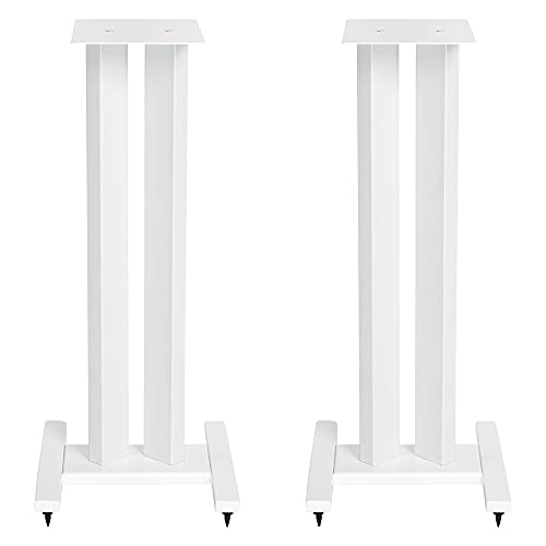 ELAC LS20 White Bookshelf Speaker Stands - Pair