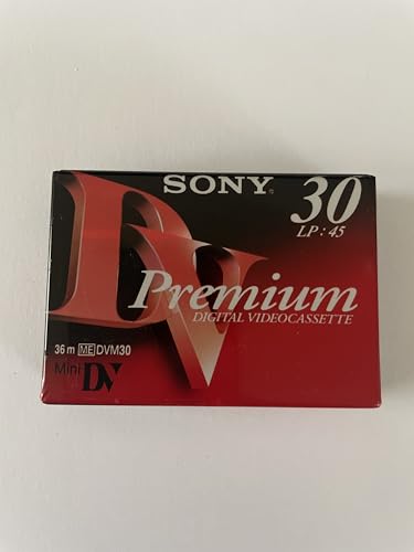 Sony DVC Video 30 Minute Premium Chipless Tape Cartridge (1-Pack)