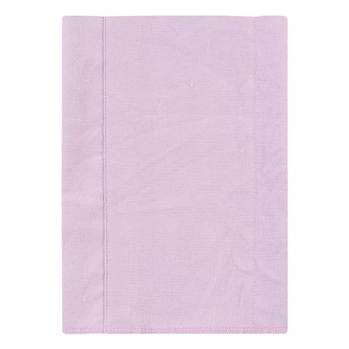 Image of Hudson Baby Unisex Baby Cotton Poly Flannel Burp Cloths, Purple Dainty Floral 7 Pack, One Size