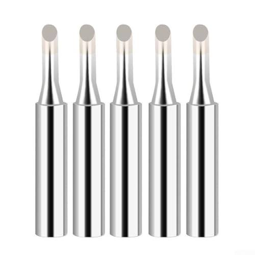 5 puntas de soldador de cobre 900M-T, puntas de soldadura de aleación de cobre y hierro para soldar, compatibles con la serie 900M, rango de 200-480 ℃ (900M-T-3C)