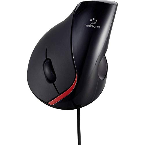 Renkforce ST-OPM890 Souris Ergonomique USB Optique Noir 5 Boutons 1000 dpi Cover