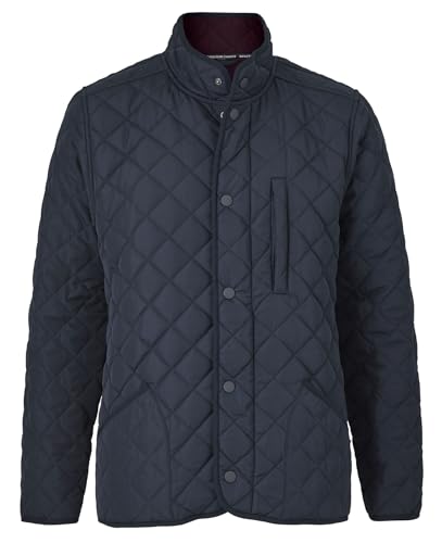 THE SAVILE ROW COMPANY LONDON Men's Luxury Quilted Padded Jacket with Recycled Polyester Outer