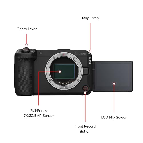 Image of Canon EOS R6 V Mirrorless Camera with RF20-50mm F4 L is USM PZ Lens, Full-Frame Sensor, 7K /4K Video, Vertical Video, Ultra-Wide Power Zoom Lens, Open Gate Video, Full-Size HDMI, for Content Creators