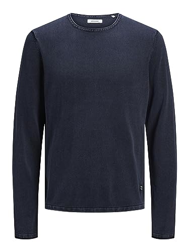 Jack & Jones Jjeleo Knit Crew Neck Noos, Suéter Hombre, Azul Marino, L