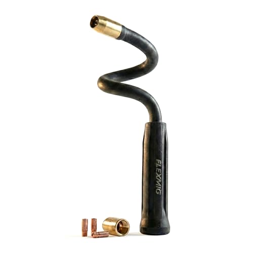 ROBTOOLS Flexmig360 The Original Patented Flexible MIG Extension 10 Flexible MIG Gun Extension for Tight Spaces Universal Fit for Gas & Flux Core Industrial Grade