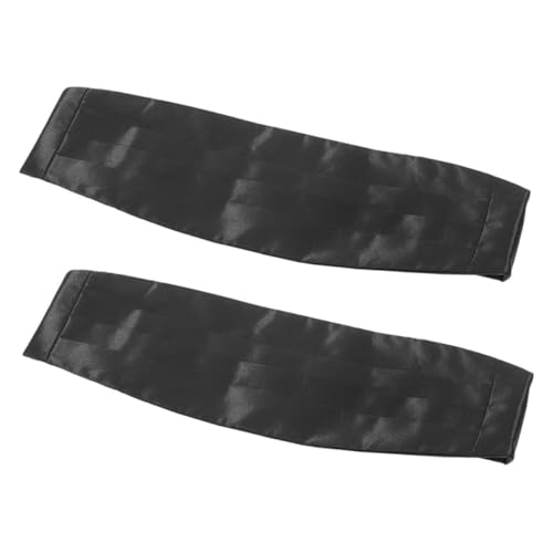 Veemoon 2pcs Adjustable Cummerbund for Men Solid Color Waistband for Weddings and Formal Events Elegant Design with Excellent Waist Support