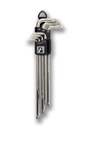 Pedro's Unisex Adult 7 piece L Torx Set 7 piece L Torx Set - Silver,.