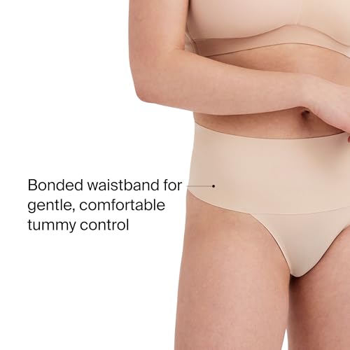 SPANXsupersmooth Undie-tectable Thong - Comfortable Core Control - Invisible Shapewear Thong - Women's No Show Thong Underwear3