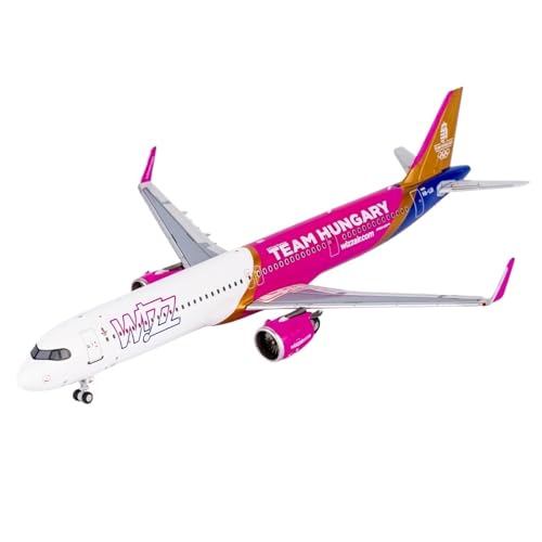 Modelo de avión Wizz Air A321neo HA-LGI 11CM 1/400 réplica estática coleccionable de exhibición
