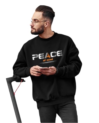 Image of Men Regular Fit Crew-Neck Sweatshirt