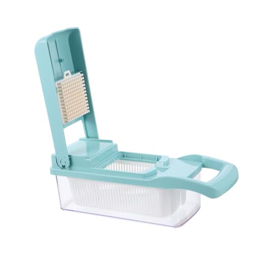 IMIKEYA 多機能切菜器 種ステンレス刃搭載 ガード付き 効率的野菜スライサー ダイサー 卵白離器付き 便利な水切りホルダーで簡単洗浄