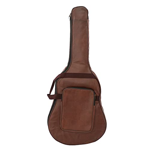 Hellery Étui étanche pour Guitare Housse En PU pour Pièces de Guitare 40 « 41 », marron - Les Beatles, Paul McCartney, John Lennon, RIngo Starr, George Harrison Hellery Étui étanche pour Guitare Housse En PU pour Pièces de Guitare 40 `` 41 '', marron – Image 3