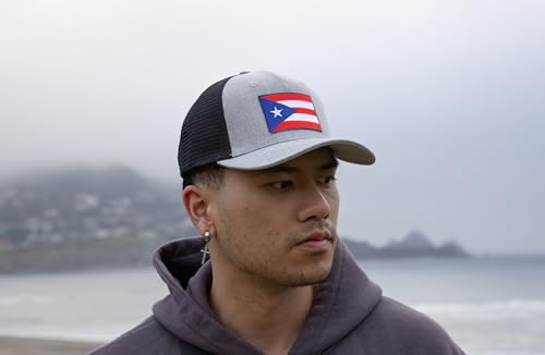 Image of International Tie State Hat for Men and Women, Adjustable Snapback Trucker Baseball Cap with Embroidered Patch