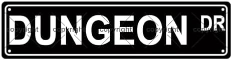 DUNGEON DR SPACE Metal Tin Street Sign Bar Cafe Garage Cave Home Room Wall Bathroom Farmhouse Garden Porch Patio Decor, 16 x 4 Inch image 5