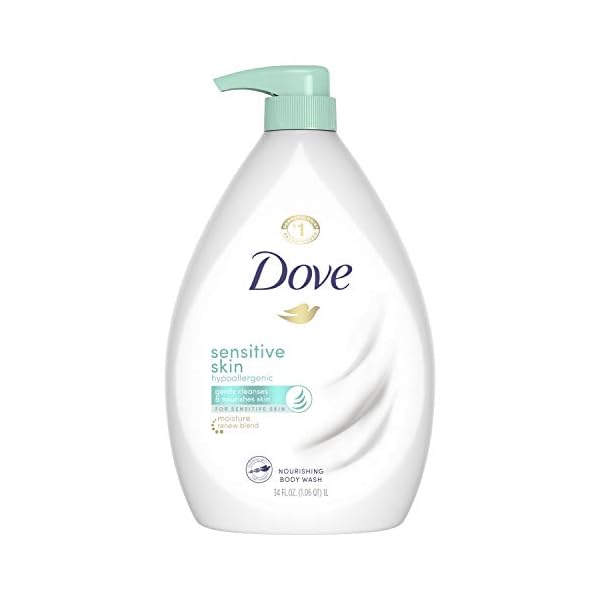 Dove-Body-Wash-Hypoallergenic-and-Sulfate-Free-Body-Wash-Sensitive-Skin-Effectively-Washes-Away-Bacteria-While-Nourishing-Your-Skin-34-oz Dove Hypoallergenic Body Wash To Moisturize Sensitive Skin Body Wash For Sensitive Skin Sulfate And Paraben Free 34oz