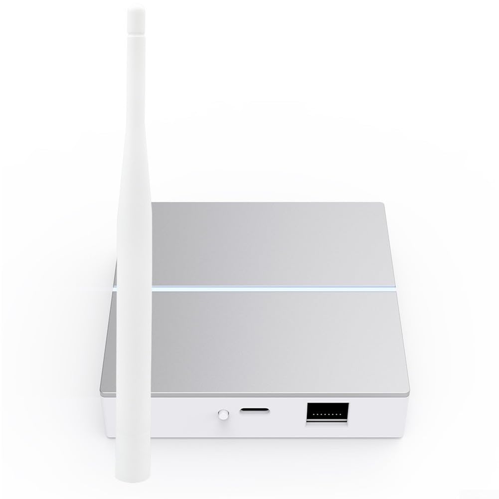 Hub intelligent pour passerelle pour Zigbee 3.0, filaire pour passerelle avec antenne externe, pour Smart Home Hub pour appareils Zigbee Contrôle central pour passerelle pour domotique