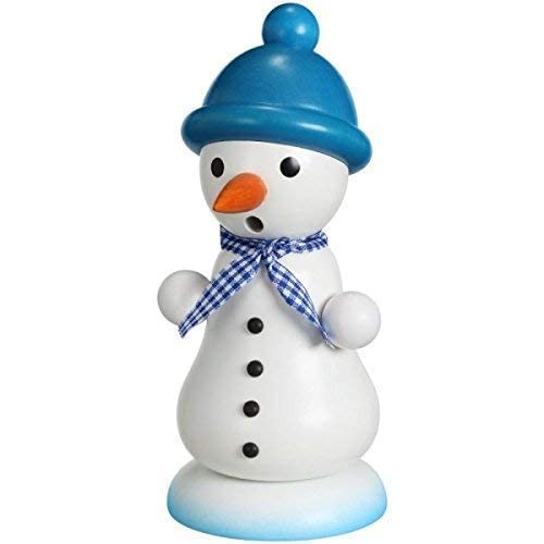 Räucherkerze figurine bois bonhomme de neige Schmelzi cadeau Noël