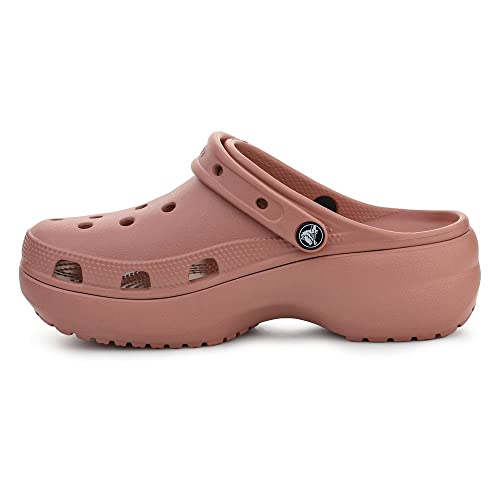 Crocs Classic Platform Tamanco, Feminino, Rosa (Pale Blush), 38