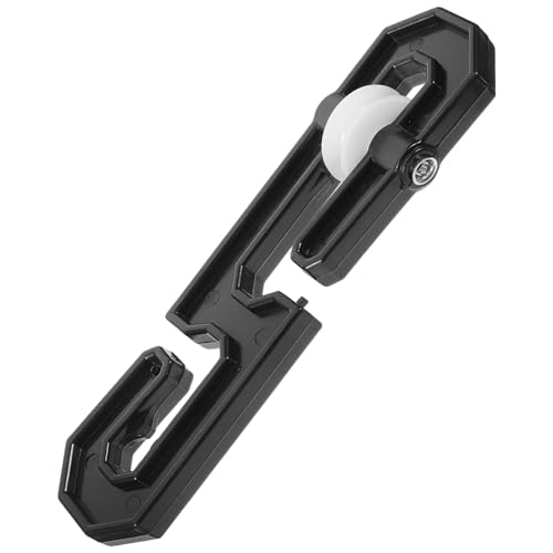 Vaguelly Metal Clothes Line Separator Nylon Pulley and S-shaped Hook, Heavy Duty Wire Rope Spreader for Outdoor Cloth Drying Rope, Sturdy Aluminum and Plastic Clothes Lines Spreader for Home Laundry