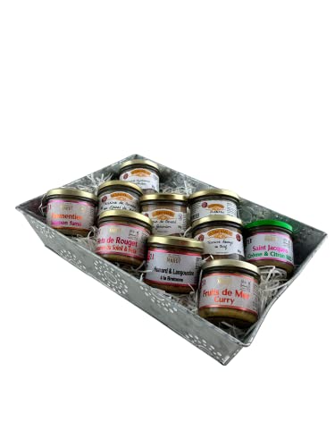 COLIS GOURMANDS - "Apéritif Mer & Jardin" - Coffret gourmand - Idéal pour Cadeau - Idéal pour Cadeau Fête des Mères, Fête des Pères, Anniversaire, Noël, Retraite Cover