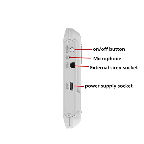 Sistemas de alarma 4G con red GSM GPRS inalámbrica y control remoto para el hogar inteligente 8