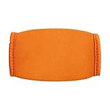 Menolana Football Chin Pad Football Chin Cover Replacement Easy to Install Soft Jaw Pad Chin Strap Cover for Skiing Traveling Riding, Orange