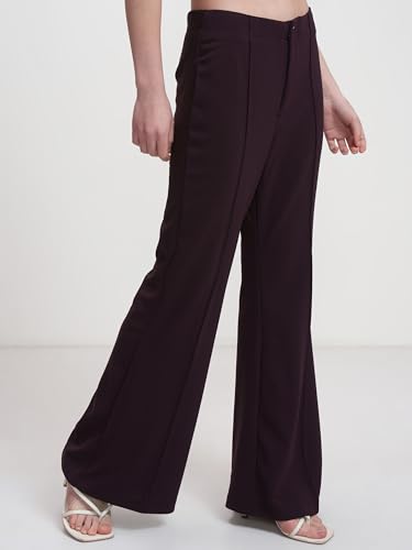 Image of Tokyo Talkies Women Flared High Rise Bootcut Trouser