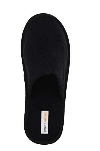 Image of Travelkhushi Unisex Home Slippers Pack of 3 - Soft-Cloth Feel, Indoor Warmth & Sweat-Absorbing, Flexible Sole, Lightweight, Cozy for Winter & Summer, Anti-Chill Carpet Walk